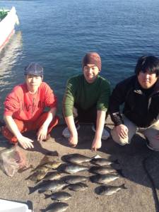グレにカワハギと大漁です☆萩尾フカセ釣果