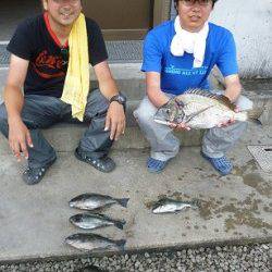 15日：紀州釣りで良型チヌ・グレの釣果 in 湯浅の磯