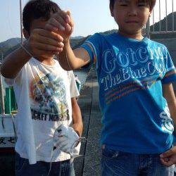 有田漁港　メタルジグにイトヒキアジ　小型のシオ・カンパチの姿も
