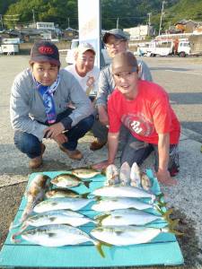 沖一文字内向き、ヤエンでアオリ、他の釣りでも好釣果☆