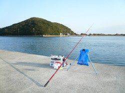 由良成が島水道へ新年初キス釣行、快適なスタート！