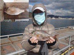 須磨海釣り公園、ウキ流し釣りでウミタナゴの記録賞！