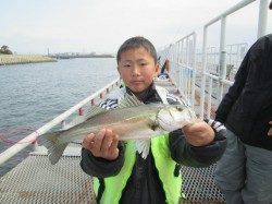 尼崎市魚つり公園　ウキ釣りでハネの釣果