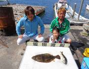 黒島の筏 のませ釣りのヒラメが好釣でした♪