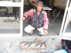 沖ノ島・地ノ島の磯でフカセ釣り〜ウマヅラとグレの釣果