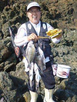 湯浅の磯のチヌ〜フカセ・紀州釣りでの釣果