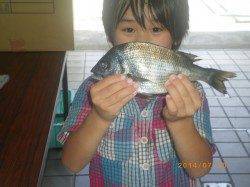 KIDS釣果　姫路市立遊漁センターでチヌ