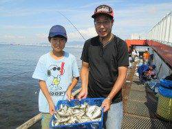 尼崎市立魚つり公園、サンバソウの活性上昇中
