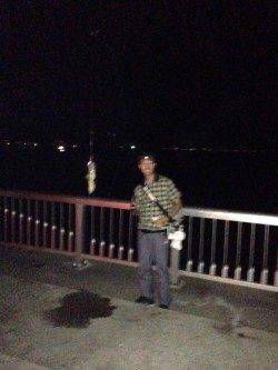 林崎漁港　エギングでタコの釣果でした