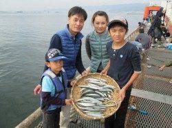 今年はサヨリの当たり年！尼崎市立魚つり公園