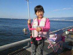 尼崎市立魚つり公園　ウキ釣りでスズキ・ハネ　サヨリ狙いは午前中が◎