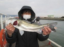 尼崎市魚つり公園　ズボ釣りでハネ・セイゴ・チヌ