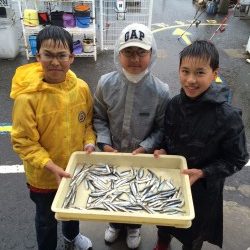 和歌山マリーナシティ海釣り公園 雨でもサビキ釣り楽しめました♪
