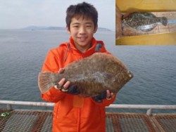 須磨海釣り公園　投げ釣りでカレイの釣果