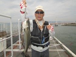 尼崎市立魚つり公園 〜53cmのハネを５匹と33cmのセイゴ