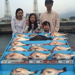 和歌山マリーナシティ海洋釣り堀 嬉しいヒラメの釣果♪
