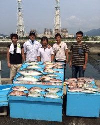 和歌山マリーナシティ海洋釣り堀　大漁でした！