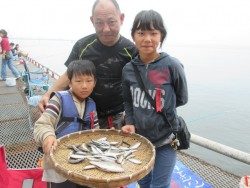 尼崎市立魚つり公園 サビキでアジ・イワシ