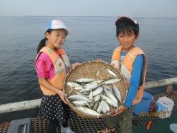 尼崎市立魚つり公園　サバの数釣り！