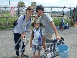 大阪南港海釣り公園　アジ1500匹！