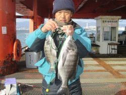尼崎市立魚つり公園 シラサのウキ釣りでチヌ・キビレ連発！