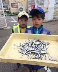 和歌山マリーナシティ海釣り公園 豆イワシたくさん釣れました！