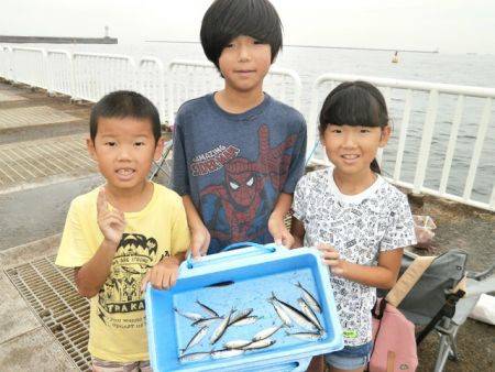 大阪南港海釣り公園　アジ、サバ