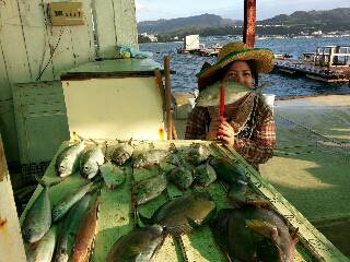 本部釣りイカダ 釣果