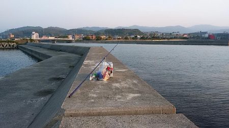 ＧＷ初釣行は志筑川護岸へ