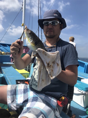 鹿島灘で一つテンヤ