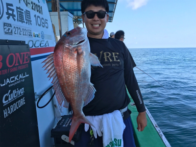 明石海峡 鯛ラバ