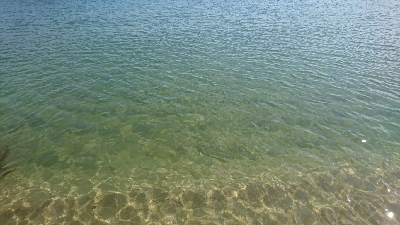 栗田海岸で投げ釣り