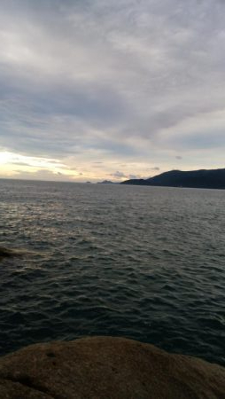 台風あと琵琶湖