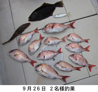 来温丸（らいおんまる） 釣果