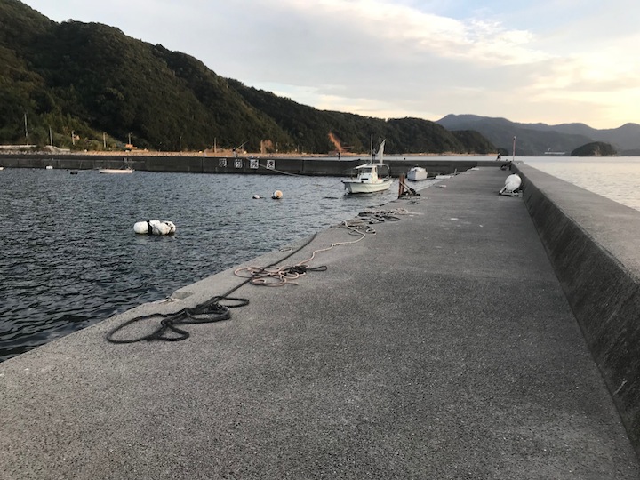 愛媛県内ファミリーフィッシングにお勧めのポイント有網代（あらじろ）港