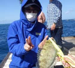 本部釣りイカダ 釣果