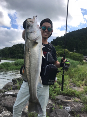 雨の後は釣れます 京都府 由良川河口 シーバス スズキ セイゴ 陸っぱり 釣り 魚釣り 釣果情報サイト カンパリ