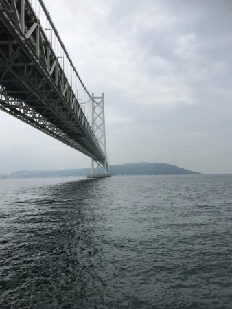 大雨前に