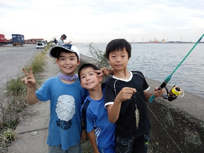 子どもたちとハゼ釣り