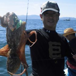 明石沖のマダコ釣り　名田屋乗合船