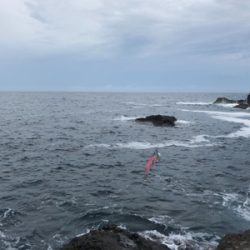 台風前の海が呼んでる！(^ ^)