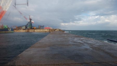 暴風雨の播磨新島でキス爆釣