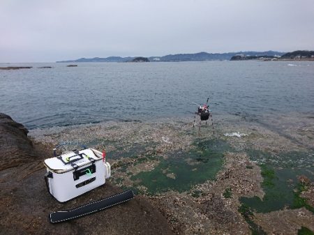 みなべ堺で磯釣り