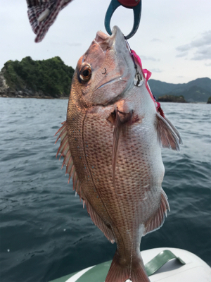 新調マイボートでタイラバ釣行