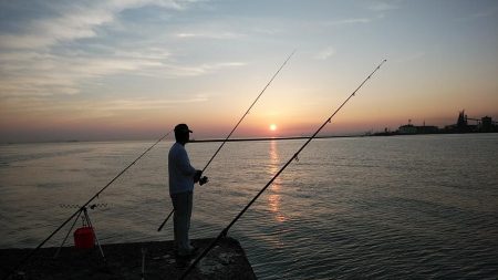 １６時から播磨新島に釣行しました