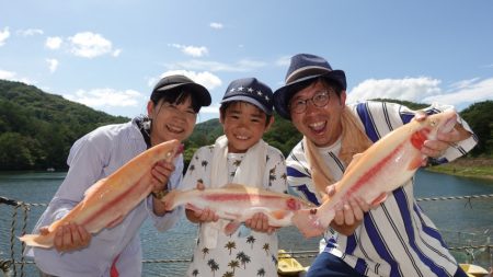 フィッシングレイクたかみや 釣果