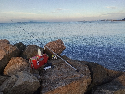 大塩海岸のキス釣り