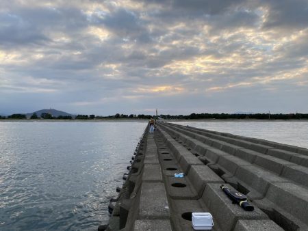 小松海岸にて