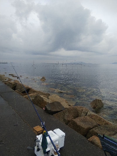 苅屋海岸のキス釣り