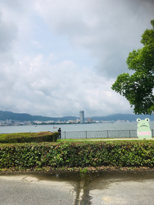 全開放水な琵琶湖